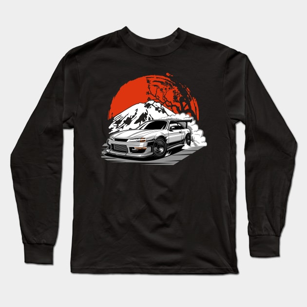 Nissan Silvia s14 Long Sleeve T-Shirt by JDM Boyz